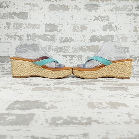 NEW ZODIAC Women's Rio Thong Platform Wedge Sandals I426 - Picture 7 of 12